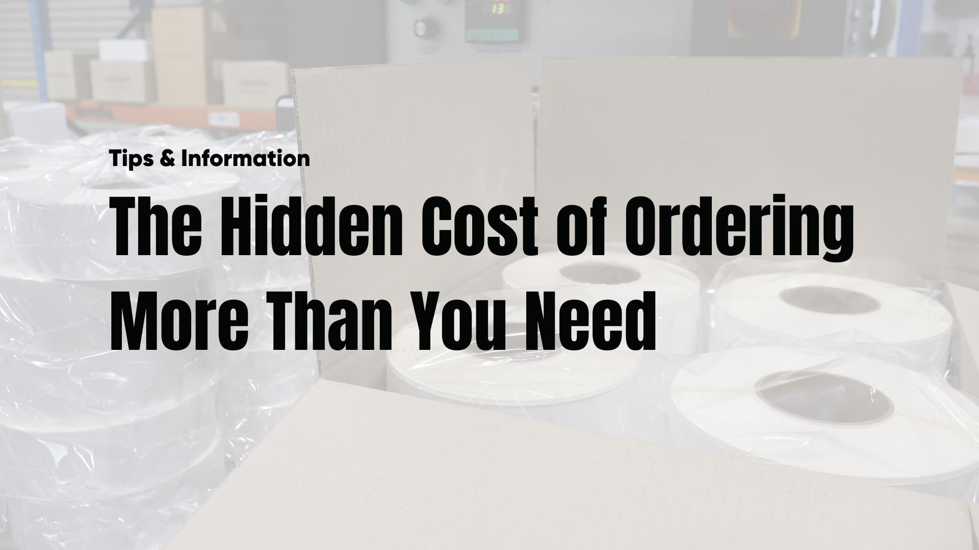 The Hidden Cost of Ordering More Than You Need